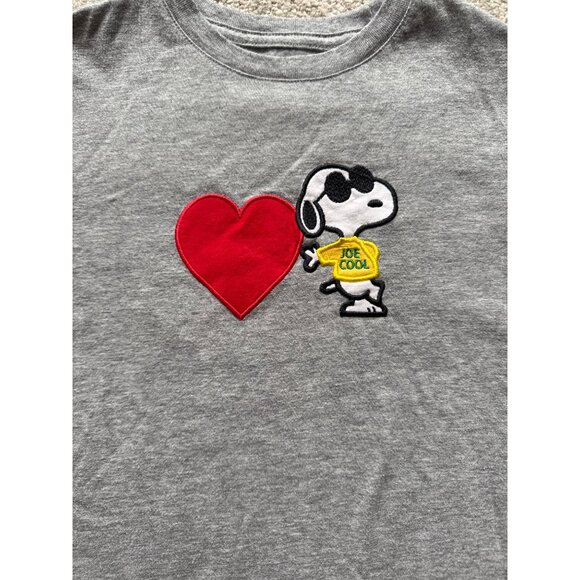 Wonder Nation Boys Gray Snoopy Joe Cool Heart Graphic T-Shirt Size S (6-7) 60% C - Picture 3 of 6